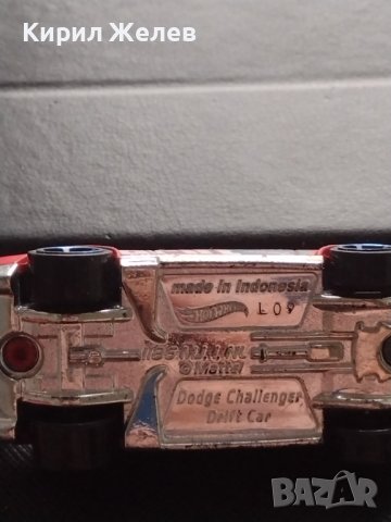 Метална количка спортен модел DODGE CHALLENGER DRIFT CAR MADE IN INDONESIA за КОЛЕКЦИОНЕРИ 76701, снимка 4 - Колекции - 43708698
