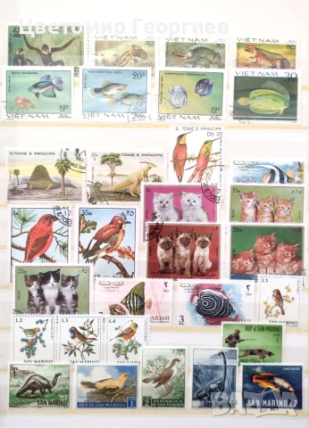 Пощенски марки/ животни/ 220 бр.  К.3, снимка 4 - Филателия - 50874591