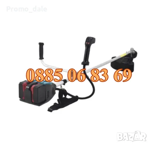 Професионален Акумулаторен Тример за Трева  с 2 бр. батерии 36V 8Ah, снимка 4 - Градинска техника - 47344809