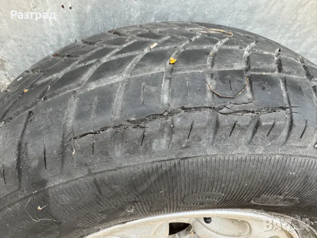 Алуминиеви джанти с гуми 15 цола за джип Mitsubishi Pajero, снимка 3 - Гуми и джанти - 47952677