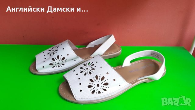 Английски дамски сандали естествена кожа-3 цвята, снимка 9 - Сандали - 28539330