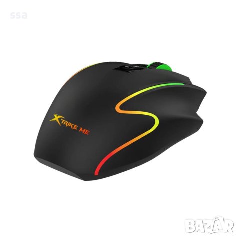 Xtrike ME геймърска мишка Gaming Mouse GM-518 - 12800dpi, RGB, programmable, снимка 9 - Клавиатури и мишки - 44087797