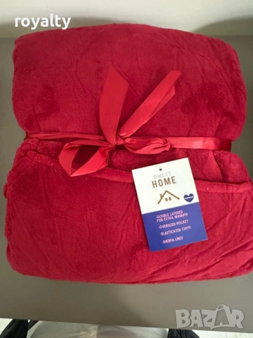 🧣 Дебело зимно одеяло с ръкави и качулка TOP QUALITY HOME SWEET, снимка 6 - Якета - 52261827