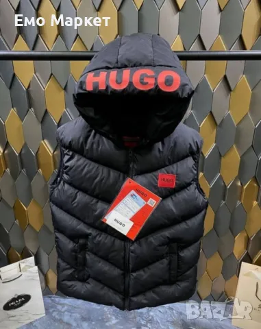 Мъжка тениска MOSCHINO и елеци HUGO THE NORTH FACE, снимка 3 - Тениски - 49140106