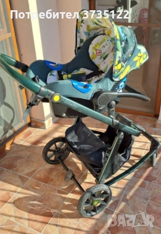 Количка косато много запазена, снимка 3 - Детски колички - 52996572