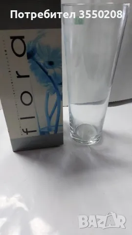 Ваза, стъкло, снимка 1