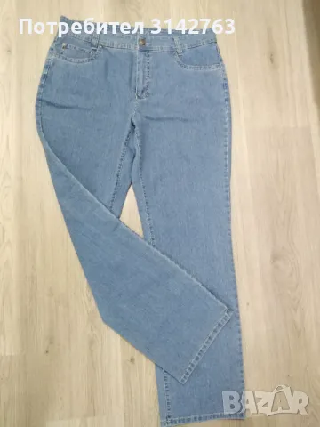 Нови дънки прав широк крачол. XL/XXL, снимка 2 - Дънки - 49491741