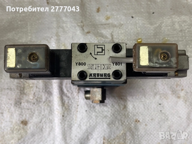 Хидравличен разпределителен вентил Vickers DGMPC 3 ABK BAK 21 – 24V с две бобини Bosch 0831005013, снимка 2 - Други машини и части - 53012912