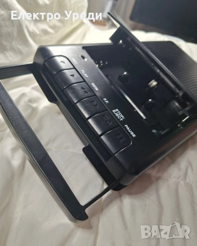Диктофон касетофон Rybozen Portable Cassette Player – Конвертор на касети в MP3 с USB, снимка 9 - Аудио касети - 53574005
