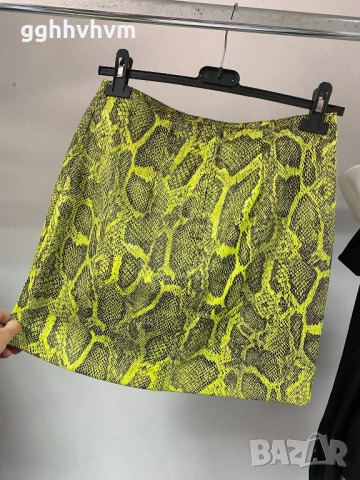 кожена пола на h&m, снимка 5 - Поли - 52093315