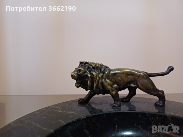 Бижутерка с бронзов лъв, снимка 2 - Декорация за дома - 52514605
