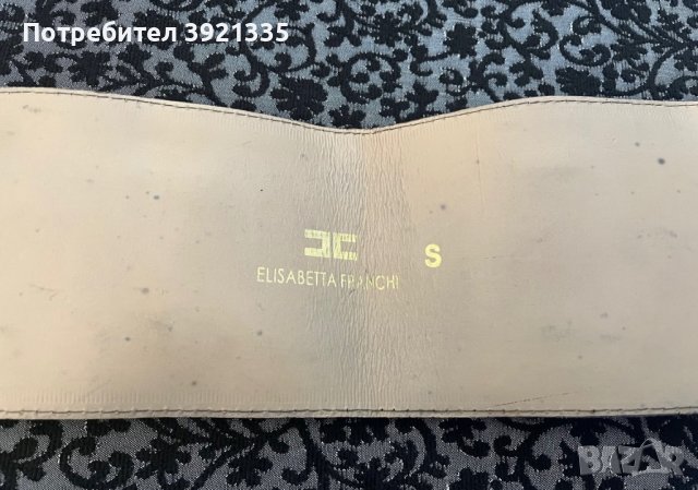 Кожен колан Elisabetta Franchi + подарък ОБУВКИ, снимка 4 - Колани - 43377947