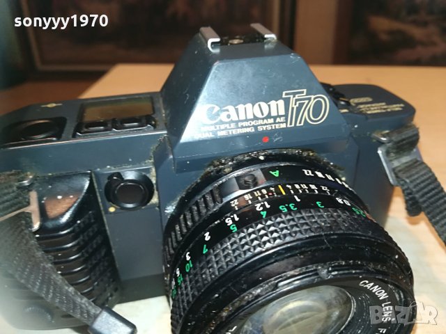 canon t70 made in japan-внос france 1304211949, снимка 5 - Фотоапарати - 32536737