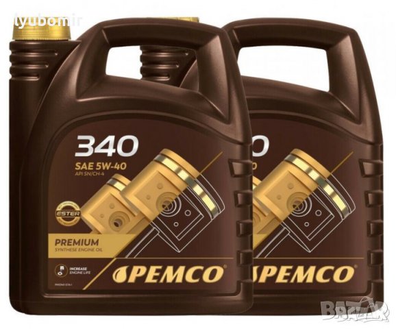2бр X 4л Моторно масло PEMCO iDRIVE 5W40, снимка 1
