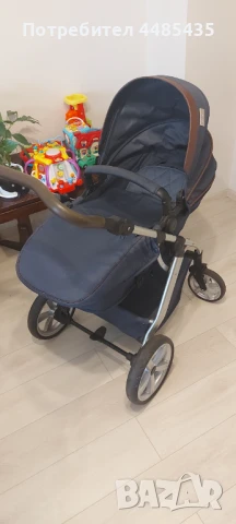 Комбинирана детска количка - "CHIPOLINO - ФАМА ГРАФИТ", снимка 2 - Детски колички - 50731984