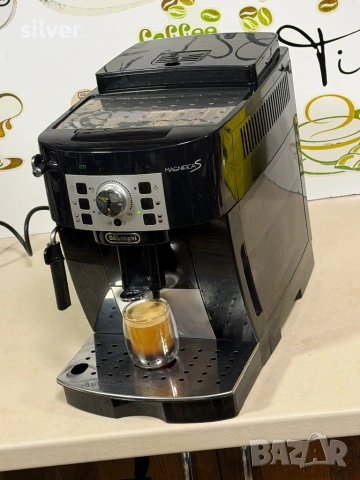 Кафемашина кафе автомат delonghi magnifica S с гаранция, снимка 5 - Кафемашини - 53573901