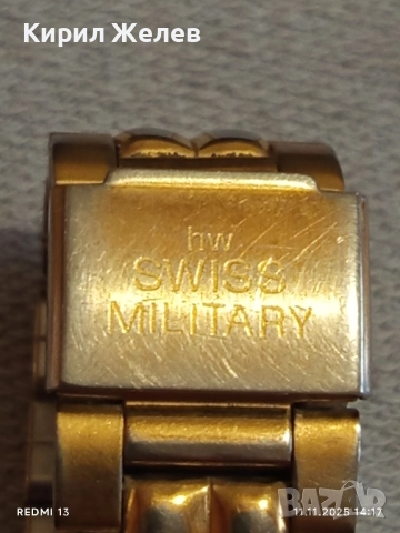 Марков часовник SWISS MILITARY AUTOMATIC SWISS MADE стил и класа 51525, снимка 9 - Мъжки - 52376481
