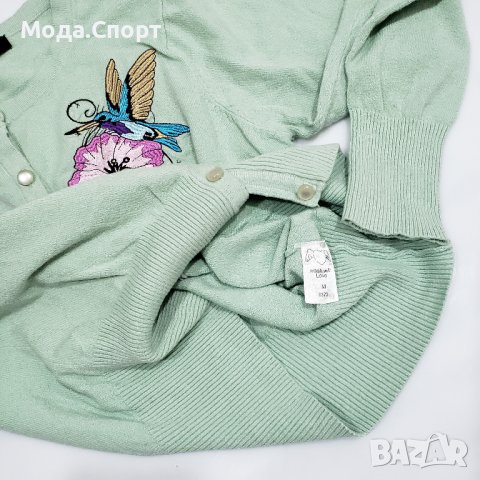 Hell Bunny Скъсена Бродирана Жилетка Блуза Пуловер (S), снимка 5 - Жилетки - 38914848