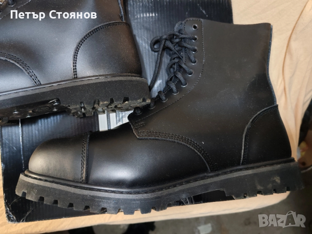 Здрави мъжки кубинки от естествена кожа Brandit р-р 47, снимка 9 - Мъжки боти - 52673887