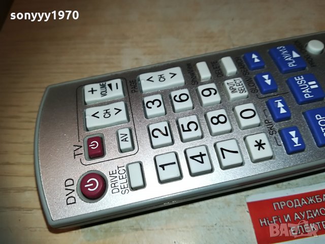 panasonic dvd/tv remote 2504211040, снимка 3 - Дистанционни - 32671821