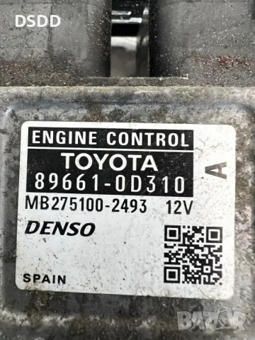 Компютър двигател / ECU 89661-0D310 за Toyota Yaris II 1.3 VVT-i, снимка 2 - Части - 49730702