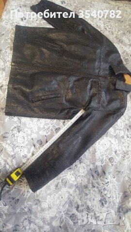 мъжко кожено яке, снимка 2 - Якета - 43255340