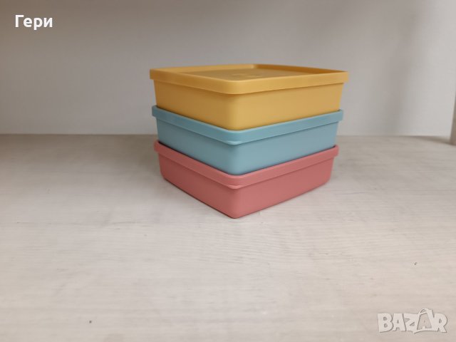 Tupperware кутии с херметическо затваряне 3 по 400 мл., снимка 7 - Кутии за храна - 40564881