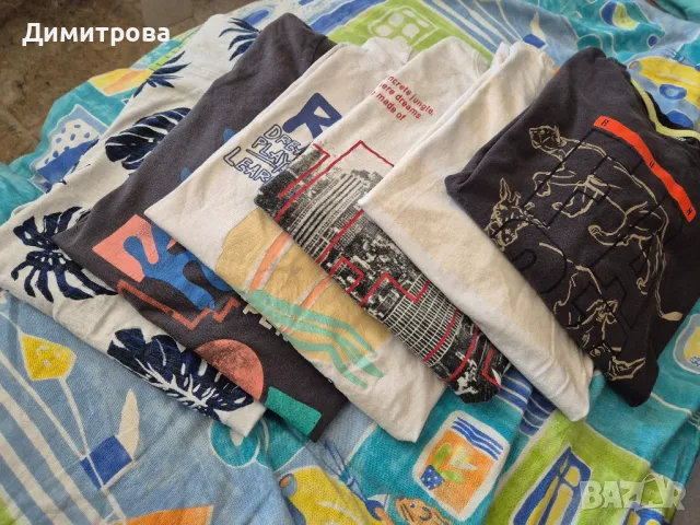 Намалени! 11 броя тениски за момче - 12-13 години, снимка 2 - Детски тениски и потници - 50150963