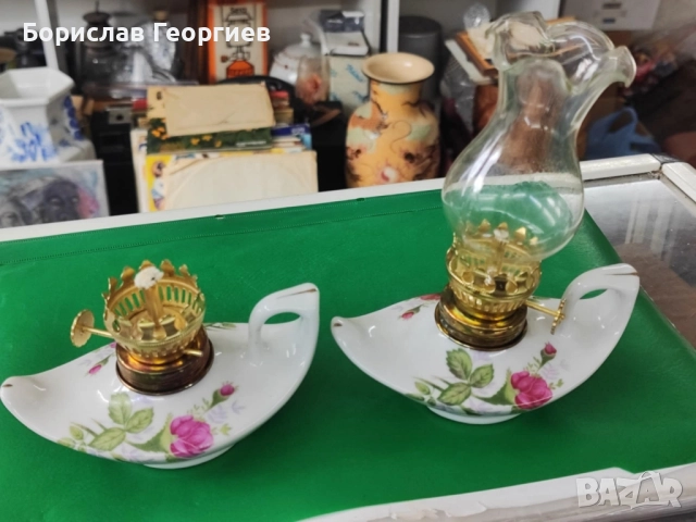 Малки порцеланови лампи, снимка 5 - Антикварни и старинни предмети - 51983603