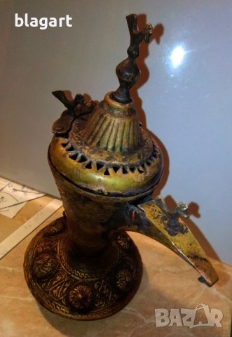 Старо джезве кафейник с тугри,ибрик, снимка 8 - Антикварни и старинни предмети - 38095984