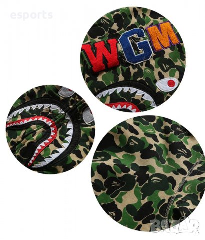 Унисекс суичър (блуза с качулка) Bape A Bathing Ape Classic Camo, снимка 4 - Суичъри - 36906745