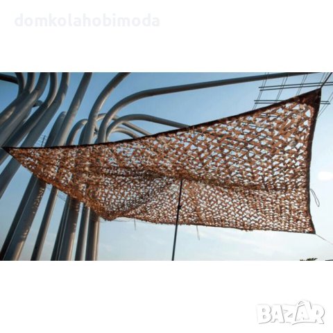  Камуфлажна тента,3х2м,Устойчив е на слънце, С Допълнителни въжета за връзване , снимка 5 - Градински мебели, декорация  - 40592437