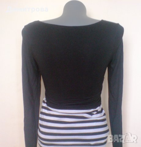 AMISU - ефектна блузка, снимка 2 - Тениски - 26851043