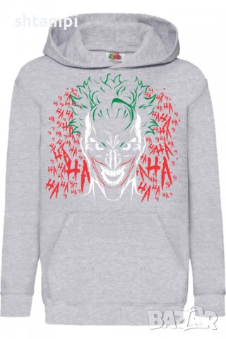Детски Суитчър/Суитшърт JOKER HAHAHA Игра,Подарък,Изненада,Забавление,Рожден Ден, снимка 2 - Детски анцузи и суичери - 38318376