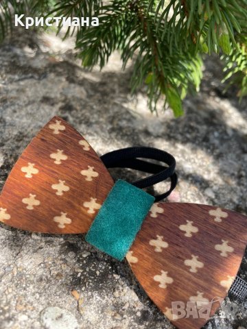 Детска дървена папийонка с име, снимка 11 - Други - 37772200