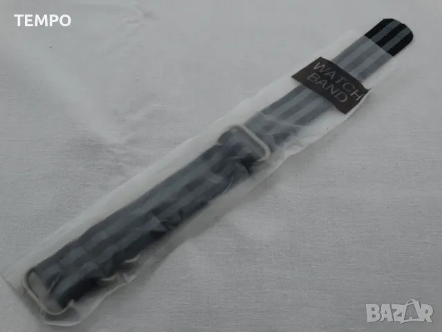 КАИШКА ZULU- ЧЕРЕН / СИВ -20мм + ПОДАРЪК, снимка 8 - Каишки за часовници - 48202633