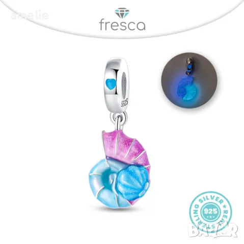 -15% OFF! Колекция Талисмани Fresca Морска серия по модел тип Пандора с печати S 925 Pandora , снимка 2 - Гривни - 50387271