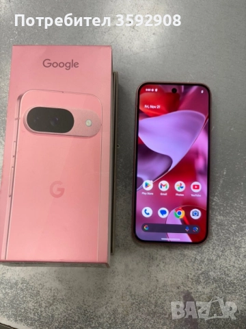 Телефон GOOGLE  PIXEL 9  12gb ram. 128 gb 5G Розов, снимка 3 - Други - 52658638