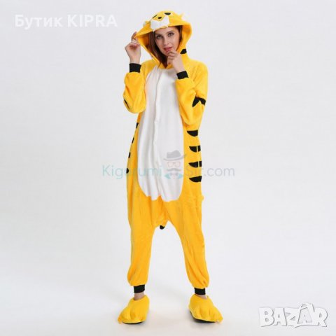 Пухкава пижама, Костюми тип onesie и kigurumi ТИГЪР, снимка 10 - Пижами - 38312228