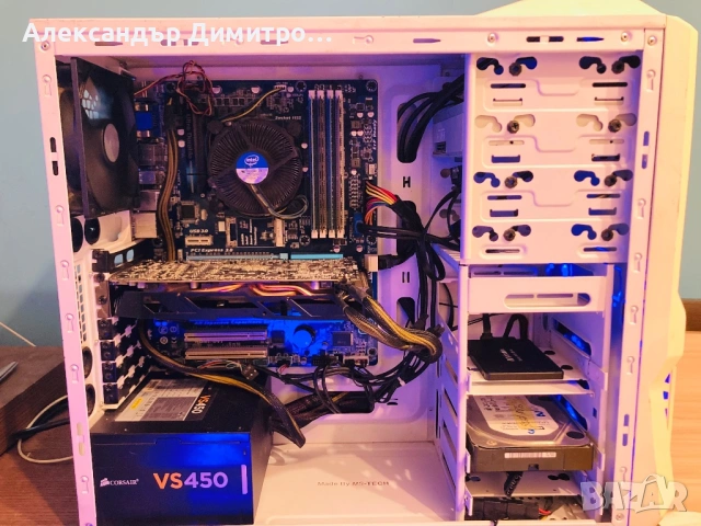 Геймърски Intel I5 3470,RX 470 4GB,16GB RAM,128 GB SSD+500GB HDD