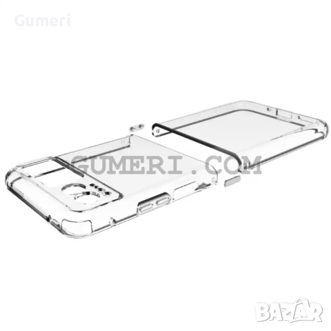 Силиконов Кейс със Защита за Камерата за Motorola Razr 40, снимка 3 - Калъфи, кейсове - 44922229