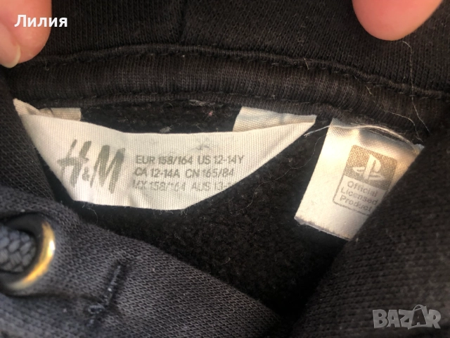 Три суетшърта (H&M и др.) и jogging панталон на Adidas 164, снимка 4 - Детски анцузи и суичери - 51525627