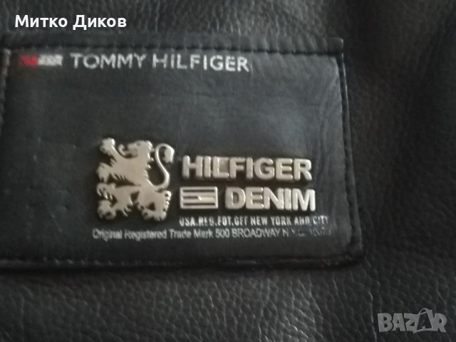 Tommy Hilfiger маркова раница 40х31х13см естествена кожа, снимка 4 - Раници - 44049102