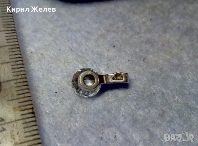 СТИЛЕН СКЪПОЦЕНЕН СРЕБЪРЕН ПЕНДАНТ РОДИРАНО СРЕБРО 925 с ВЪРТЯЩ се ЮВЕЛИРНО ФАСЕТИРАН ЦИРКОН 49359, снимка 6 - Колиета, медальони, синджири - 49600714