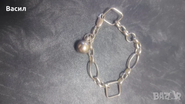 ДАМСКА СРЕБЪРНА ГРИВНА, снимка 3 - Гривни - 48653091