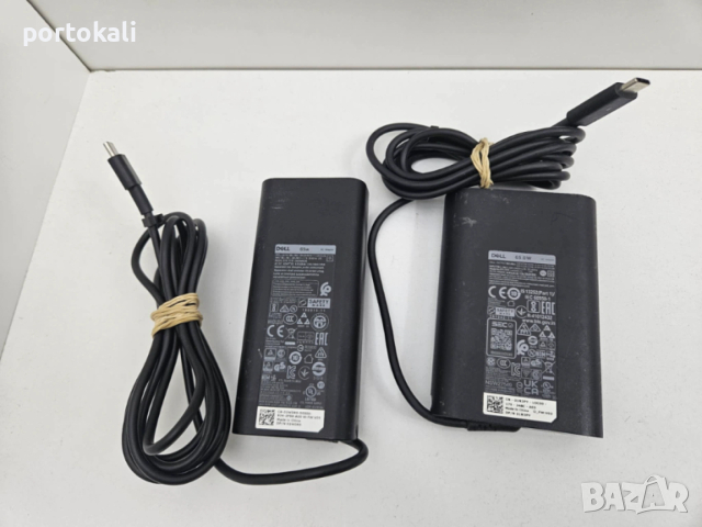 +Гаранция! Зарядно захранване за лаптоп Type-C Dell 65W, снимка 2 - Части за лаптопи - 53385049