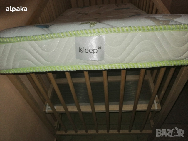 Продавам почти ново  бебешко креватче с матрак, снимка 3 - Бебешки легла и матраци - 51968206