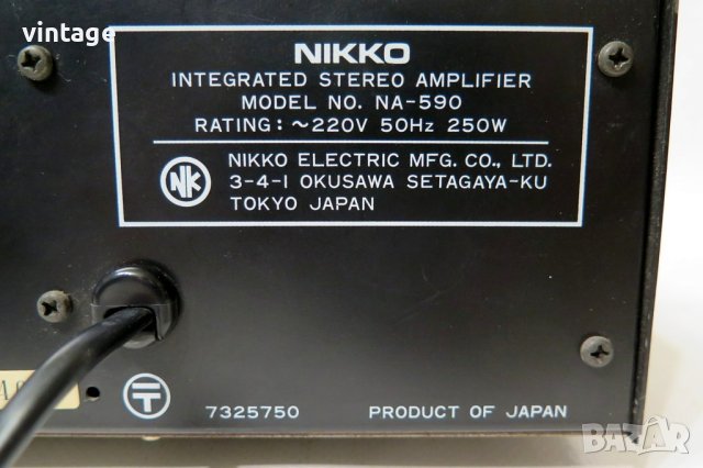 NIKKO NA-590, снимка 7 - Ресийвъри, усилватели, смесителни пултове - 43909958