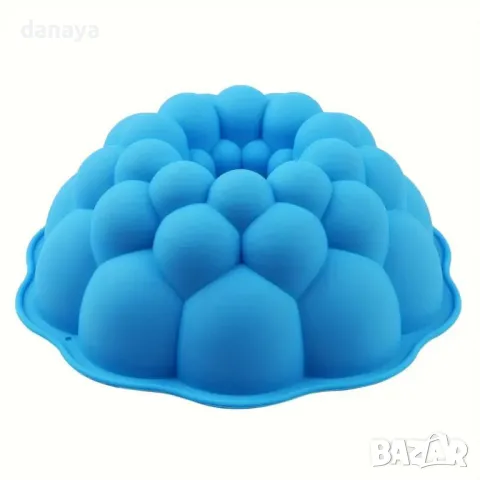 5810 Силиконова форма за кекс 3D Buble Балончета, 24 см, снимка 4 - Форми - 49585804