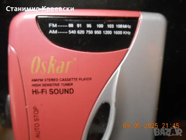 Oskar M-50A walkman combo tape / FM - vintage?, снимка 2 - Други - 50277046